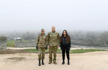 Prezident İlham Əliyev və birinci xanım Mehriban Əliyeva Füzuli, Zəngilan, Laçın və Cəbrayıl rayonlarında olublar - FOTO