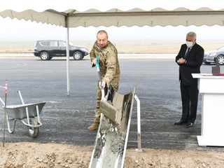 Prezident İlham Əliyev və birinci xanım Mehriban Əliyeva Füzuli, Zəngilan, Laçın və Cəbrayıl rayonlarında olublar - FOTO