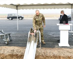 Prezident İlham Əliyev və birinci xanım Mehriban Əliyeva Füzuli, Zəngilan, Laçın və Cəbrayıl rayonlarında olublar - FOTO