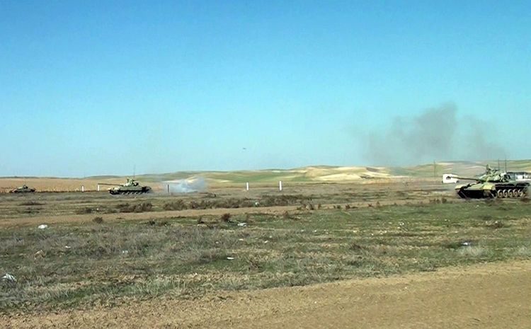 Azerbaijani tankmen conducted the first combat fires in the new training year - VIDEO