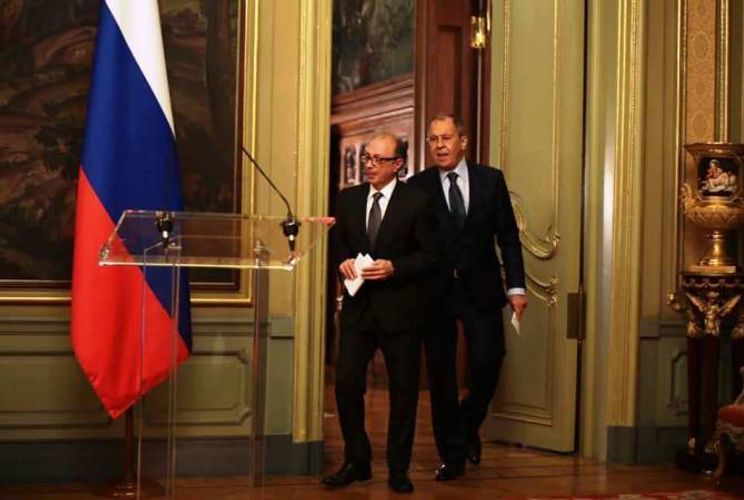 Armenian FM to meet with Russian FM in Moscow today