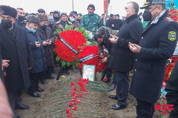 Vətən müharibəsində şəhid olan kiçik çavuş Sabirabadda dəfn edilib - FOTO