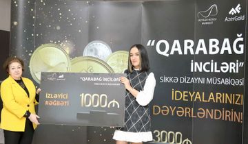 "Qarabağ inciləri" sikkə dizaynı müsabiqəsinin qalibləri mükafatlandırılıb - FOTO