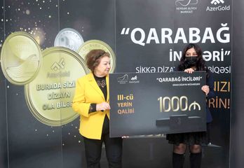 "Qarabağ inciləri" sikkə dizaynı müsabiqəsinin qalibləri mükafatlandırılıb - FOTO