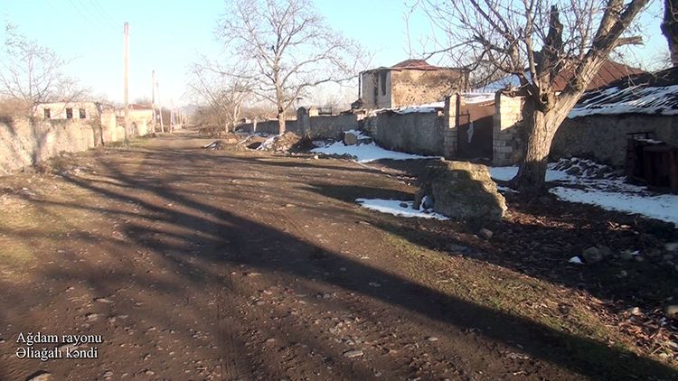 Azerbaijani MoD releases video footage of the Aliaghali village of the Aghdam region  - VIDEO