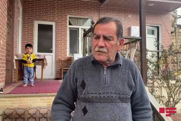 Rusiyalı deputat Bərdədə şəhid atası ilə görüşüb 