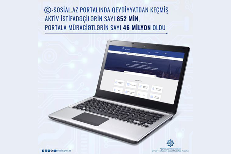 E-sosial.az portalında istifadəçi sayı 852 minə çatıb