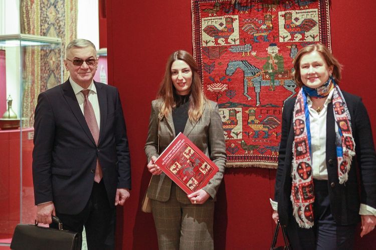 Azerbaijani carpets exhibited at Russian Ethnographic Museum