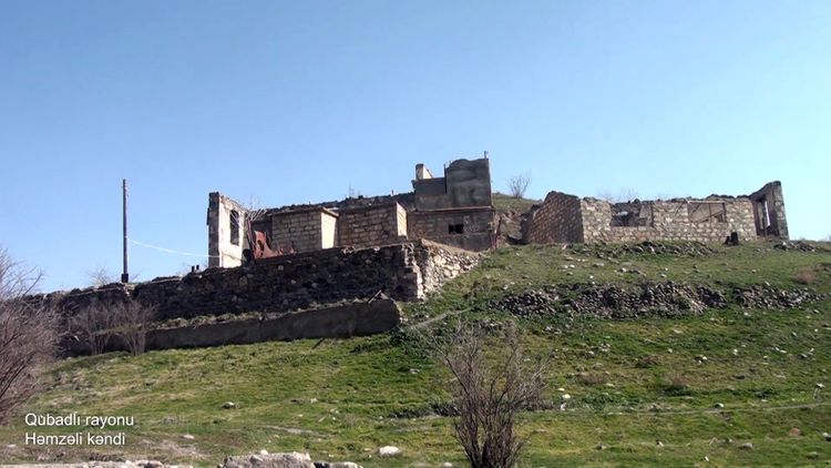 Azerbaijani MoD releases video footage of the Hamzali village of the Gubadli region  - VIDEO