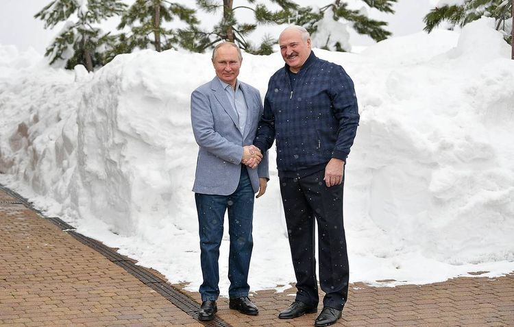 Meeting of Russian and Belarusian Presidents being held in Sochi