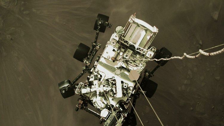 Опубликовано видео посадки ровера Perseverance на Марс - ВИДЕО