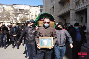 Yalçın Rzazadə ilə vida mərasimi keçirilir - FOTO