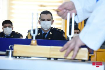 Media nümayəndələri Cəmşid Naxçıvanski adına Hərbi Liseydə olublar