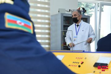 Media nümayəndələri Cəmşid Naxçıvanski adına Hərbi Liseydə olublar