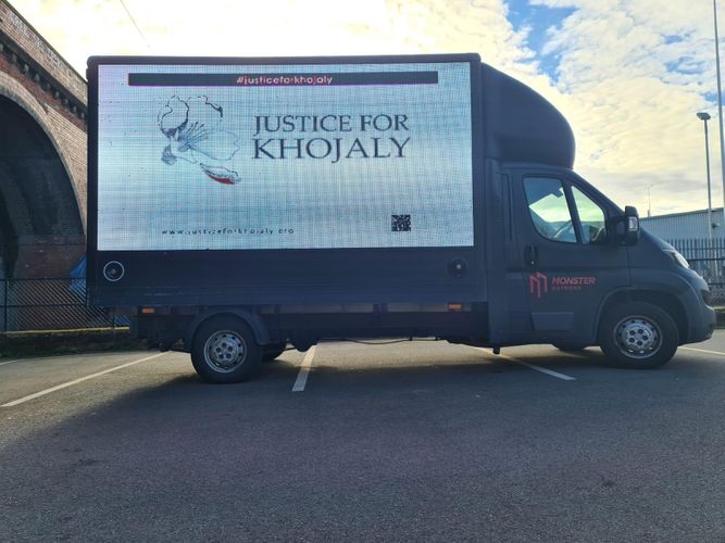 Londonda Xocalı həqiqətlərini əks etdirən məlumatlandırma aksiyası təşkil edilib - FOTO