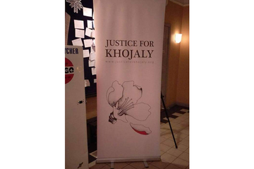 Stokholmda "Xocalıya ədalət!" plakatları  yerləşdirilib