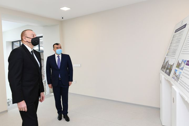 Prezident İlham Əliyev Şağan Reabilitasiya Pansionatının açılışında iştirak edib 