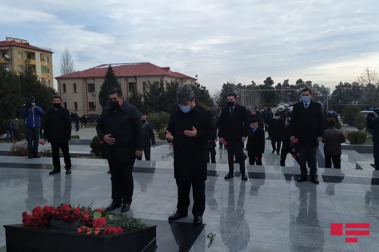 Goranboyda Xocalı soyqırımının 29-cu ildönümünə həsr olunmuş anım tədbiri keçirilib - FOTO