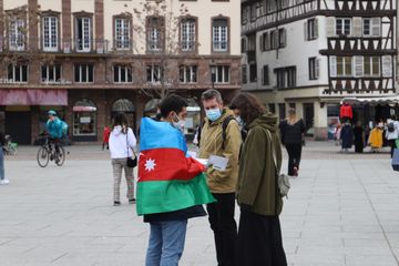 Strasburqda Xocalı soyqırımının 29-cu ildönümünə həsr olunan tədbirlər keçirilib - FOTO