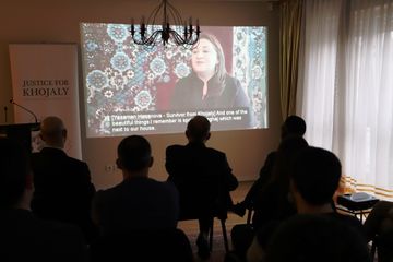 Strasburqda Xocalı soyqırımının 29-cu ildönümünə həsr olunan tədbirlər keçirilib - FOTO
