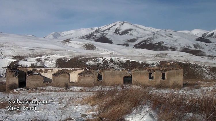 Azerbaijani MoD disseminates video footage of the Zivel village of the Kalbajar region  - VIDEO