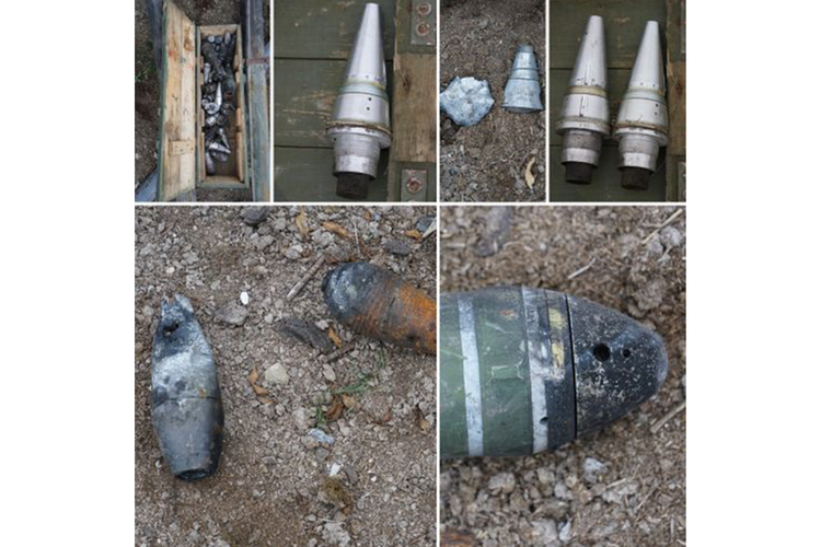 27 white phosphorous smoke mortar shells found in Aghdam