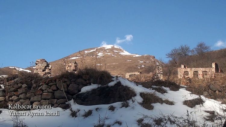 Azerbaijani MoD: Video footage of the Yukhari Ayrim village of the Kalbajar region - VIDEO