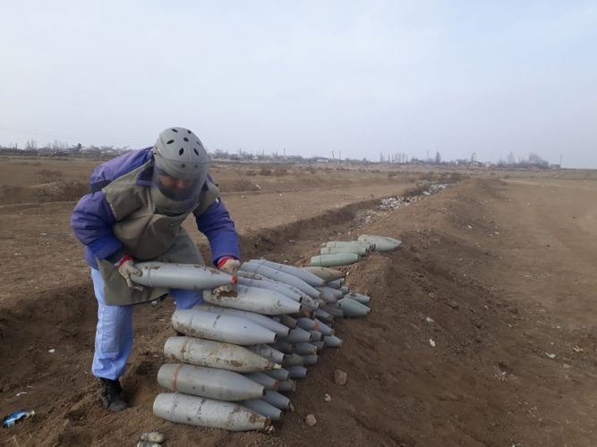 ANAMA found 216 pieces unexploded ordnance in territories along frontline - PHOTO