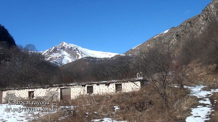 Azerbaijani MoD releases video footage of the Ashaghi Ayrim village of the Kalbajar region - VIDEO