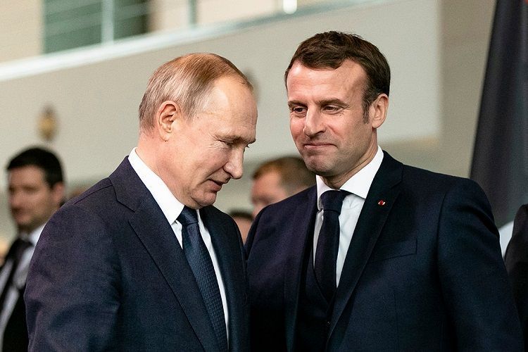 Путин и Макрон обсудили встречу президента Азербайджана с премьер-министром Армении