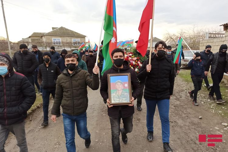 Martyred soldier of Azerbaijani Army buried in Khachmaz