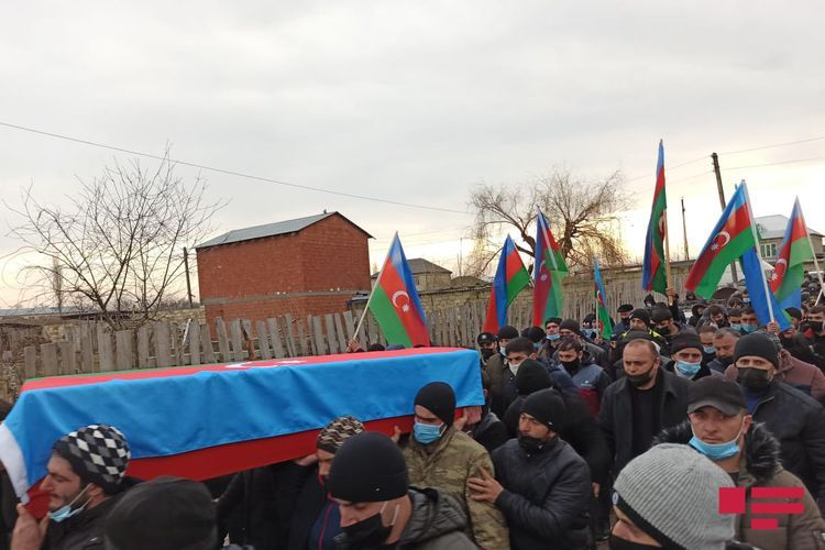 Martyred soldier of Azerbaijani Army buried in Khachmaz