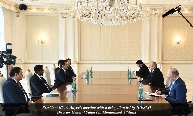 President Ilham Aliyev received delegation led by ICESCO Director General  - UPDATED
