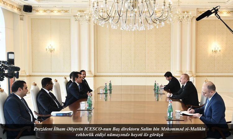 Президент: Мы хотим вновь вернуться к обсуждениям в связи с региональным центром ИСЕСКО в Азербайджане