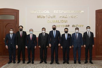 Nazir Ramin Quluzadə ilə ICESCO-nun Baş direktoru arasında görüş keçirilib - FOTO