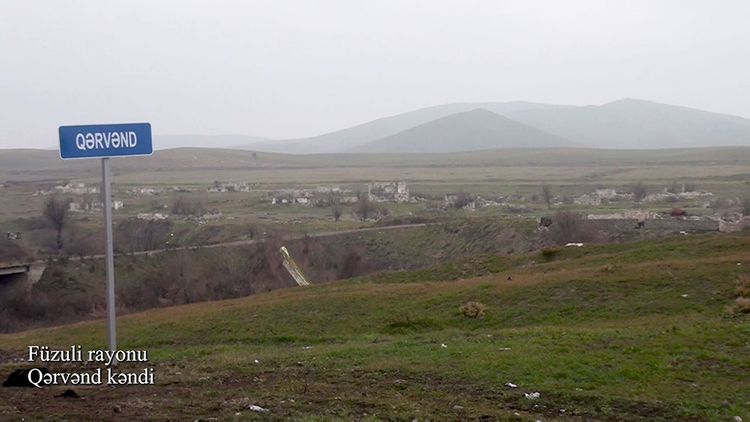 Azerbaijani MoD releases video footage of the Garvand village of the Fuzuli region - VIDEO