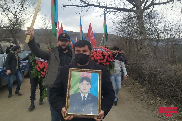 Ставший шехидом в Отечественной войне военнослужащий Азербайджанской Армии похоронен в Товузе