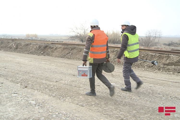  Construction of the Barda-Agdam railway launched  - PHOTO