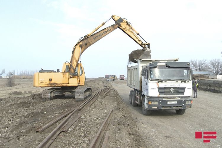  Construction of the Barda-Agdam railway launched  - PHOTO