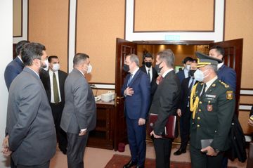 Ceyhun Bayramov Pakistanın Sərhəd İşləri Təşkilatının Baş direktoru ilə görüşüb