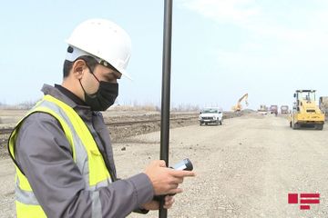  Construction of the Barda-Agdam railway launched  - PHOTO