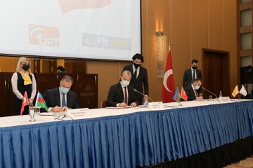Azərbaycan və Türkiyə poçtları arasında müqavilələr imzalanıb - FOTO