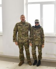 Prezident İlham Əliyev Füzuli rayonunda Füzuli-Şuşa yolunun və hava limanının təməlini qoyub, Şuşa şəhərində səfərdə olub  - FOTO - YENİLƏNİB 1