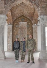 Azərbaycan Prezidenti Şuşadakı Saatlı məscidinə “Qurani-Şərif” hədiyyə edib