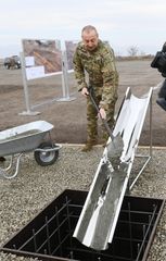 President Ilham Aliyev laid foundation stones for Fuzuli-Shusha highway and Fuzuli airport in Fuzuli district, visited the city of Shush - UPDATED-1