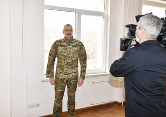 President Ilham Aliyev laid foundation stones for Fuzuli-Shusha highway and Fuzuli airport in Fuzuli district, visited the city of Shush - UPDATED-1