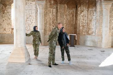President Ilham Aliyev laid foundation stones for Fuzuli-Shusha highway and Fuzuli airport in Fuzuli district, visited the city of Shush - UPDATED-1