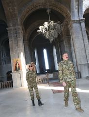 President Ilham Aliyev laid foundation stones for Fuzuli-Shusha highway and Fuzuli airport in Fuzuli district, visited the city of Shush - UPDATED-1
