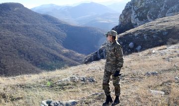 President Ilham Aliyev laid foundation stones for Fuzuli-Shusha highway and Fuzuli airport in Fuzuli district, visited the city of Shush - UPDATED-1