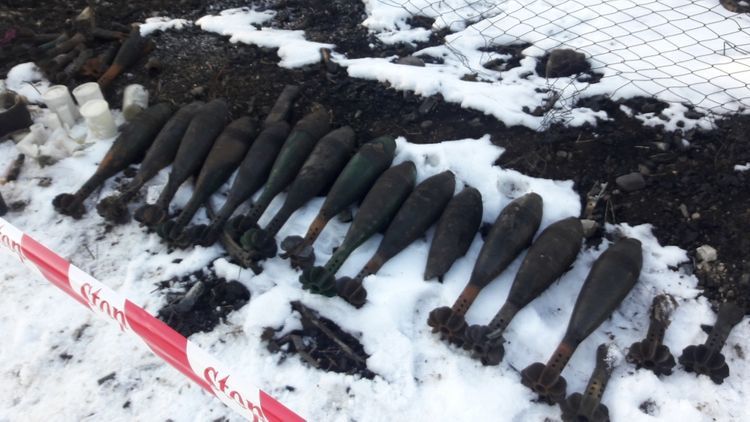 Large number of ammunition found in Shusha